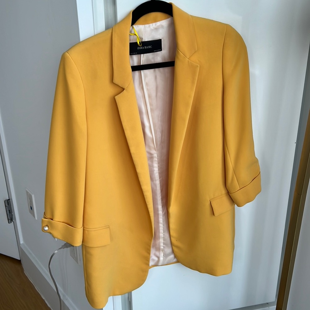 Zara Yellow Blazer